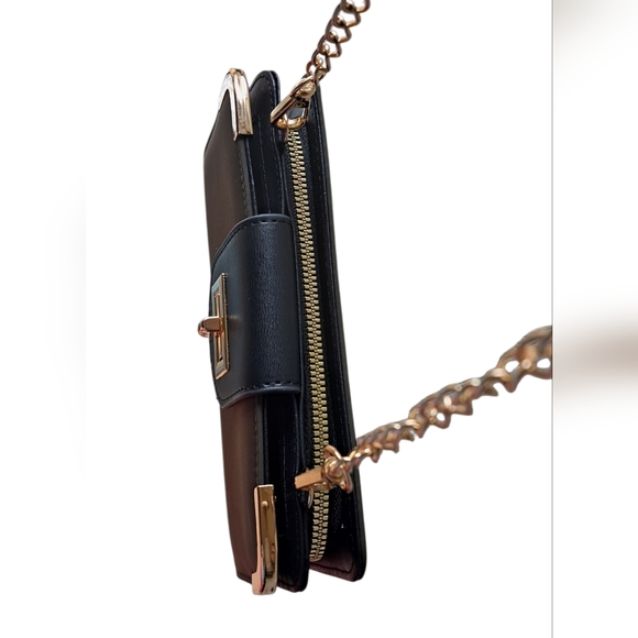 Elegant Olive and Black Women's Crossbody - Picture 3 of 5